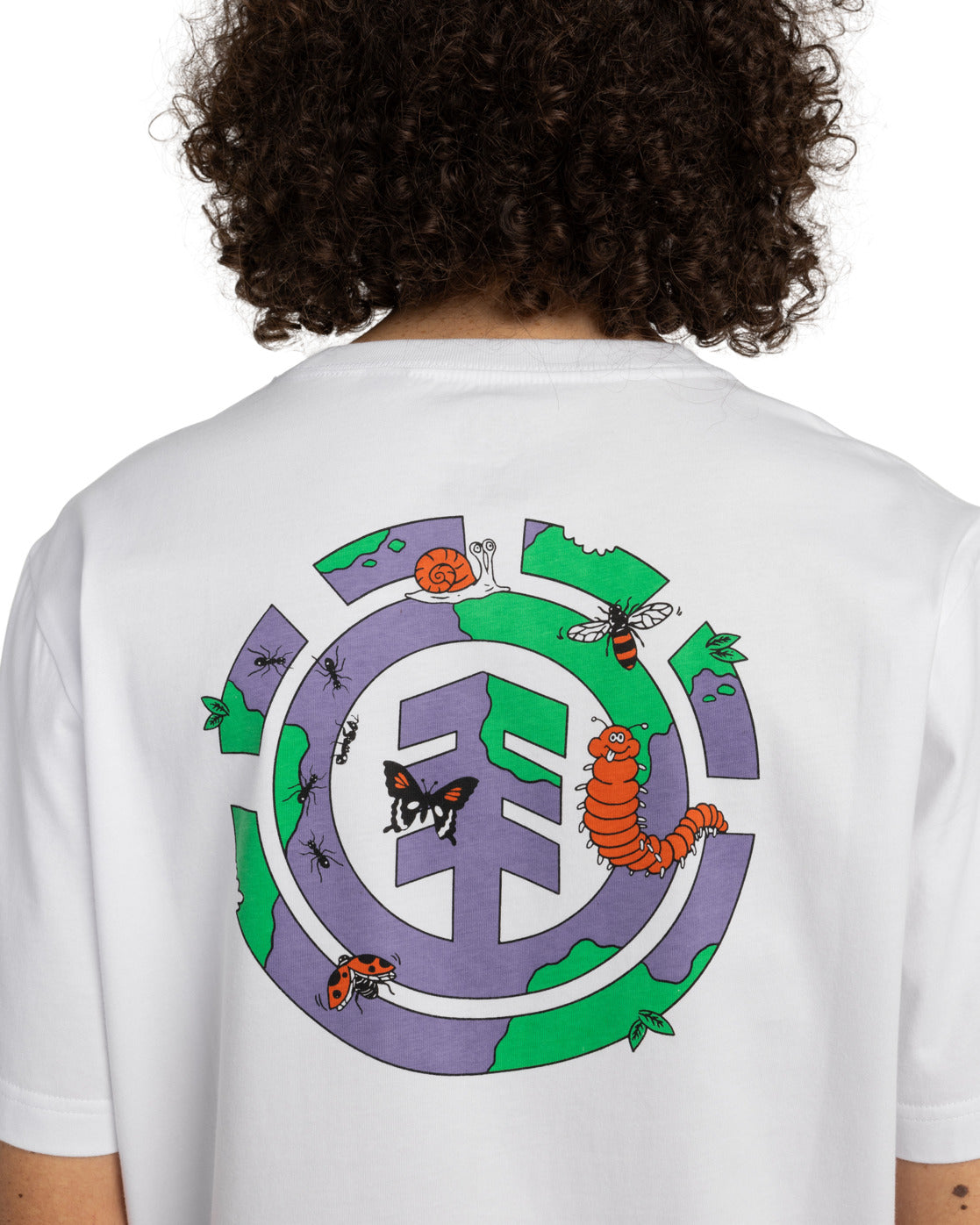 T-Shirt New world bianco