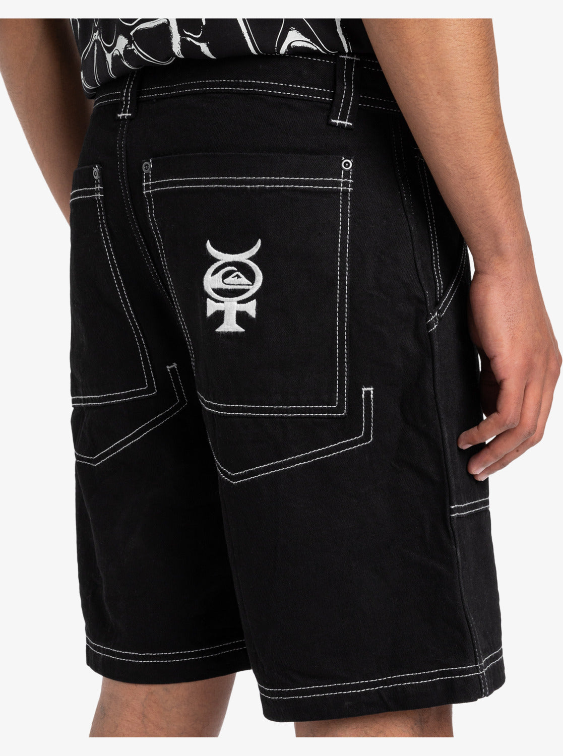 Pantaloncini Mercury denim nero