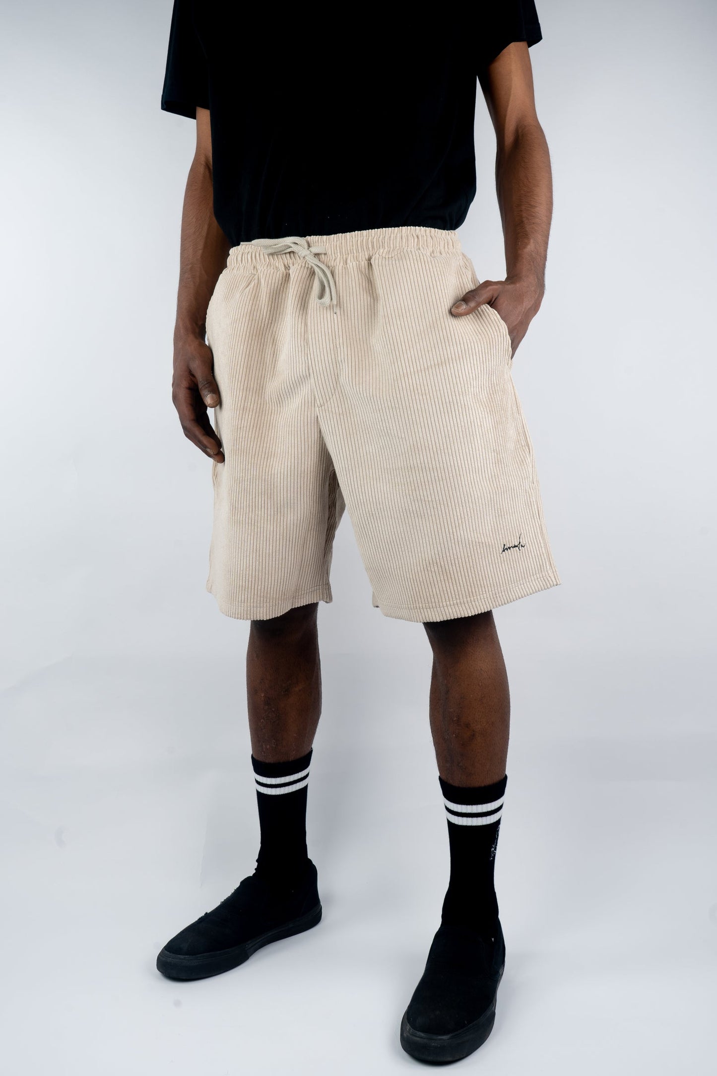 Pantaloncini Magoado cord khaki