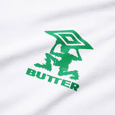 T-Shirt Butter Goods x Umbro bianco