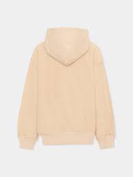 Felpa Maison Margiela full zip con cappuccio avorio - 8/16 ANNI
