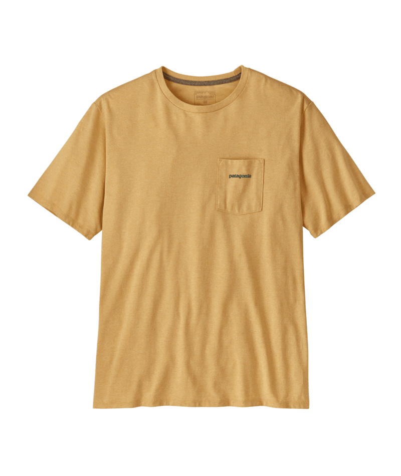 T-shirt Boardshort con taschino giallo