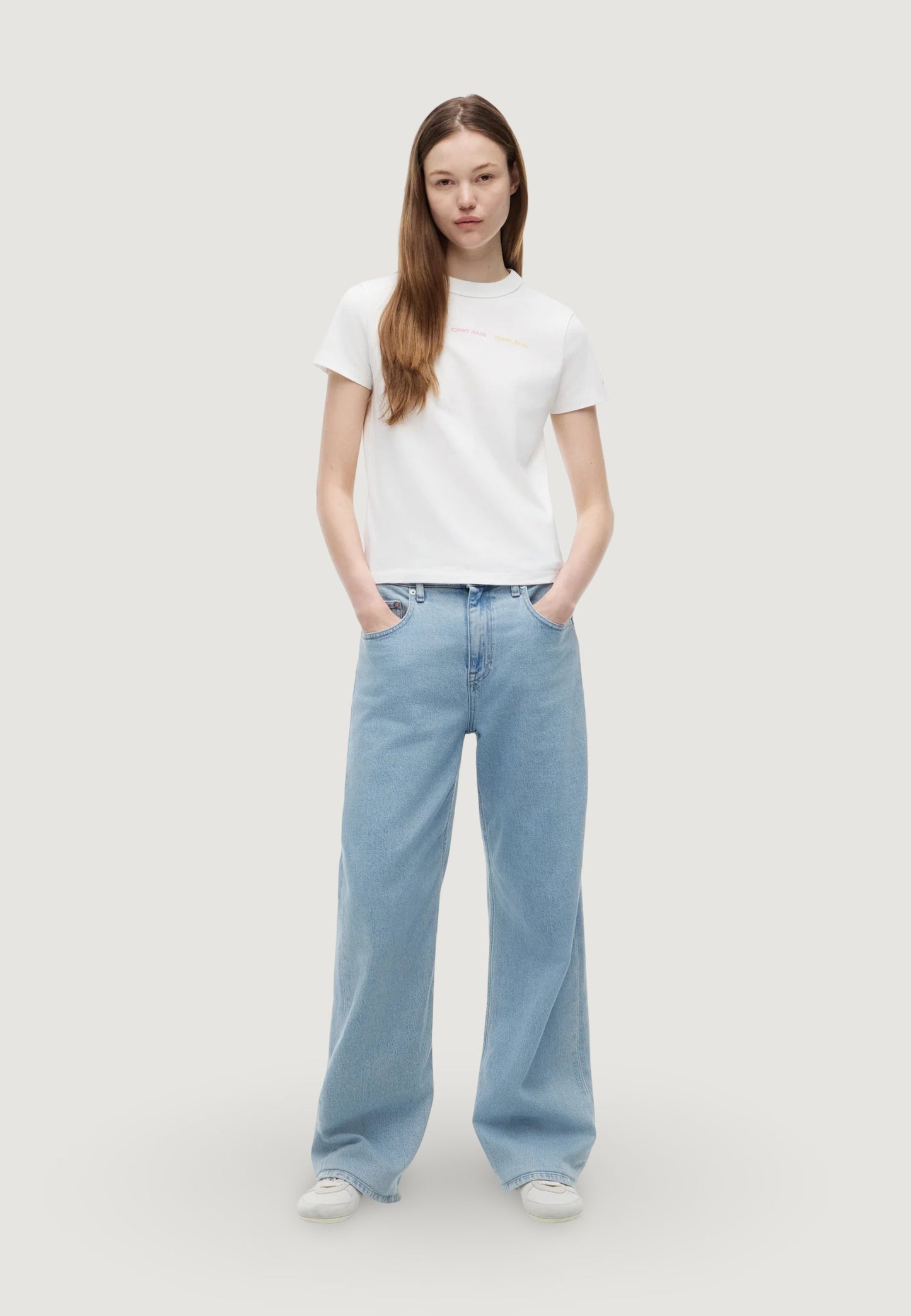 T-Shirt Tommy jeans bianco