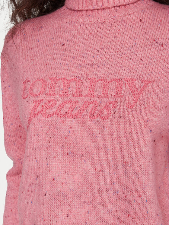 Maglione Tommy Jeans rosa
