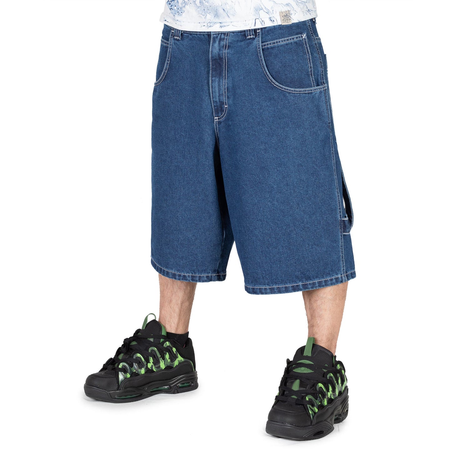 Pantaloncini Blue skin denim scuro