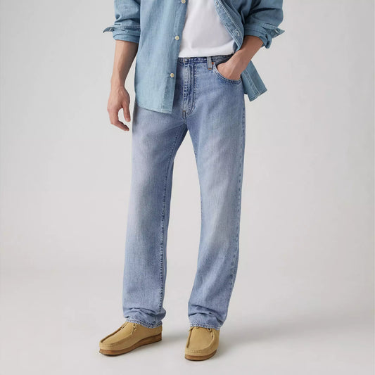 Jeans 555 relaxed denim chiaro