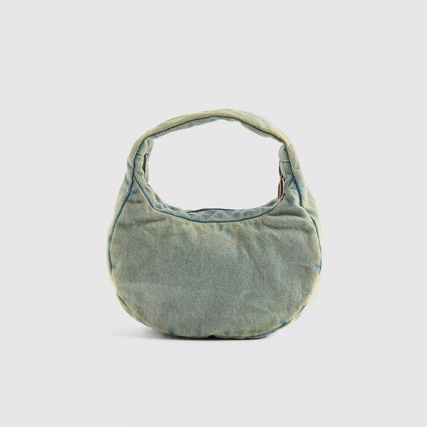 Borsa Baby Brooklyn in denim slavato