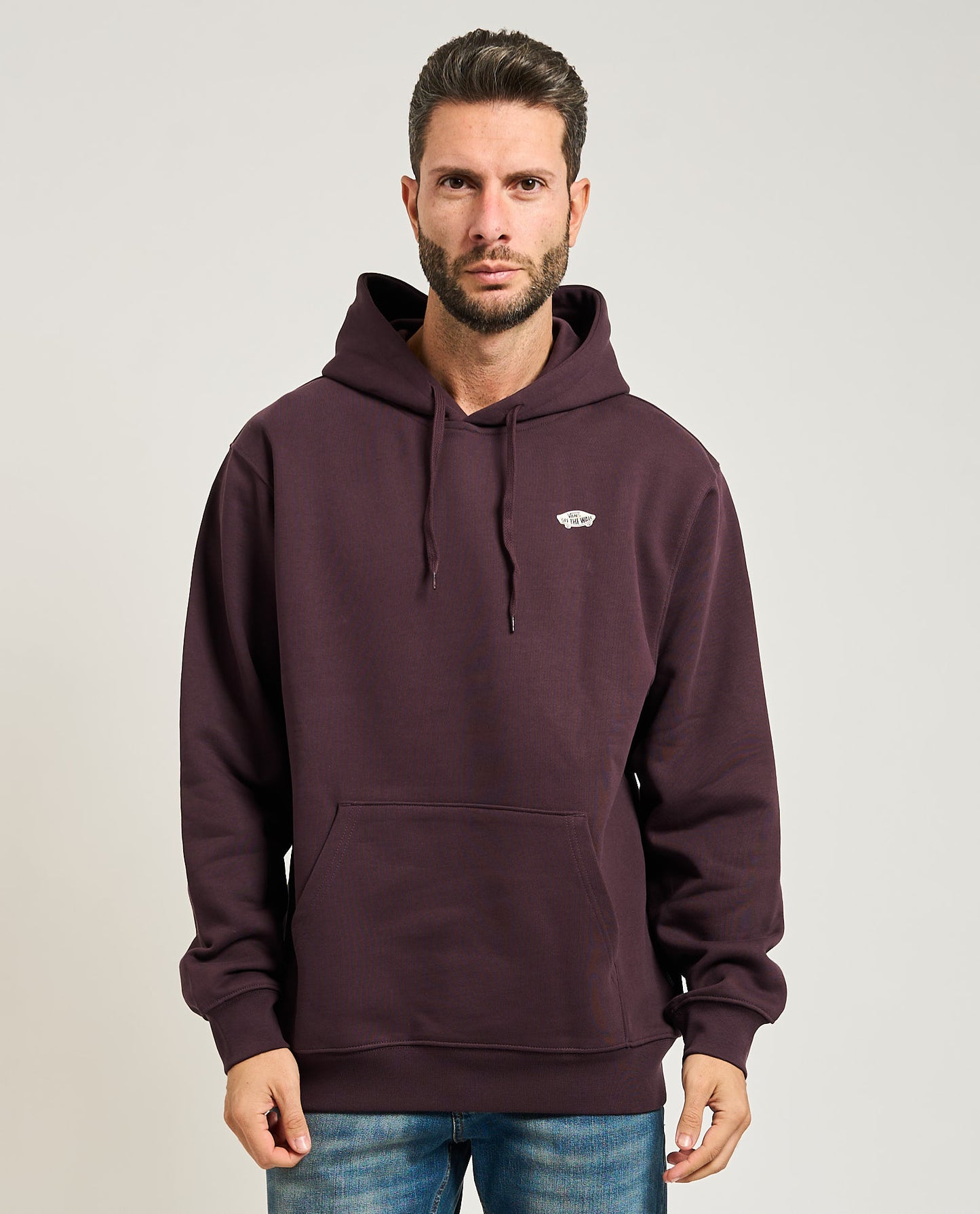 Felpa Style 76 con cappuccio viola