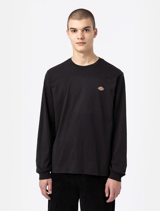 T-Shirt Mapleton a manica lunga nero