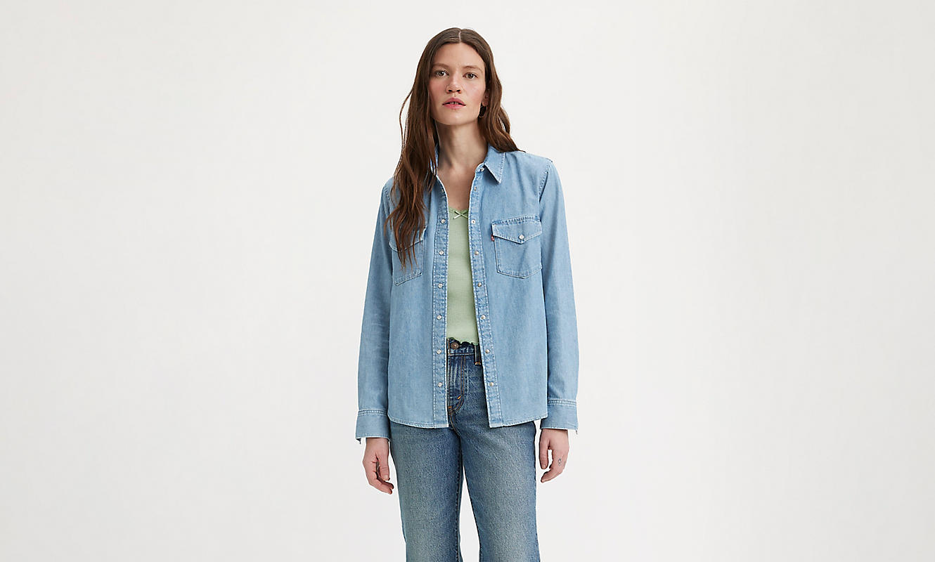 Camicia Iconic denim chiaro