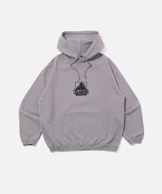Felpa X-LARGE Old og con cappuccio grigio