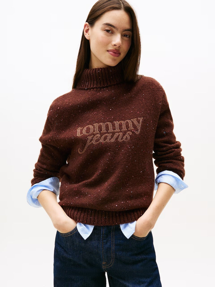 Maglione Tommy Jeans marrone