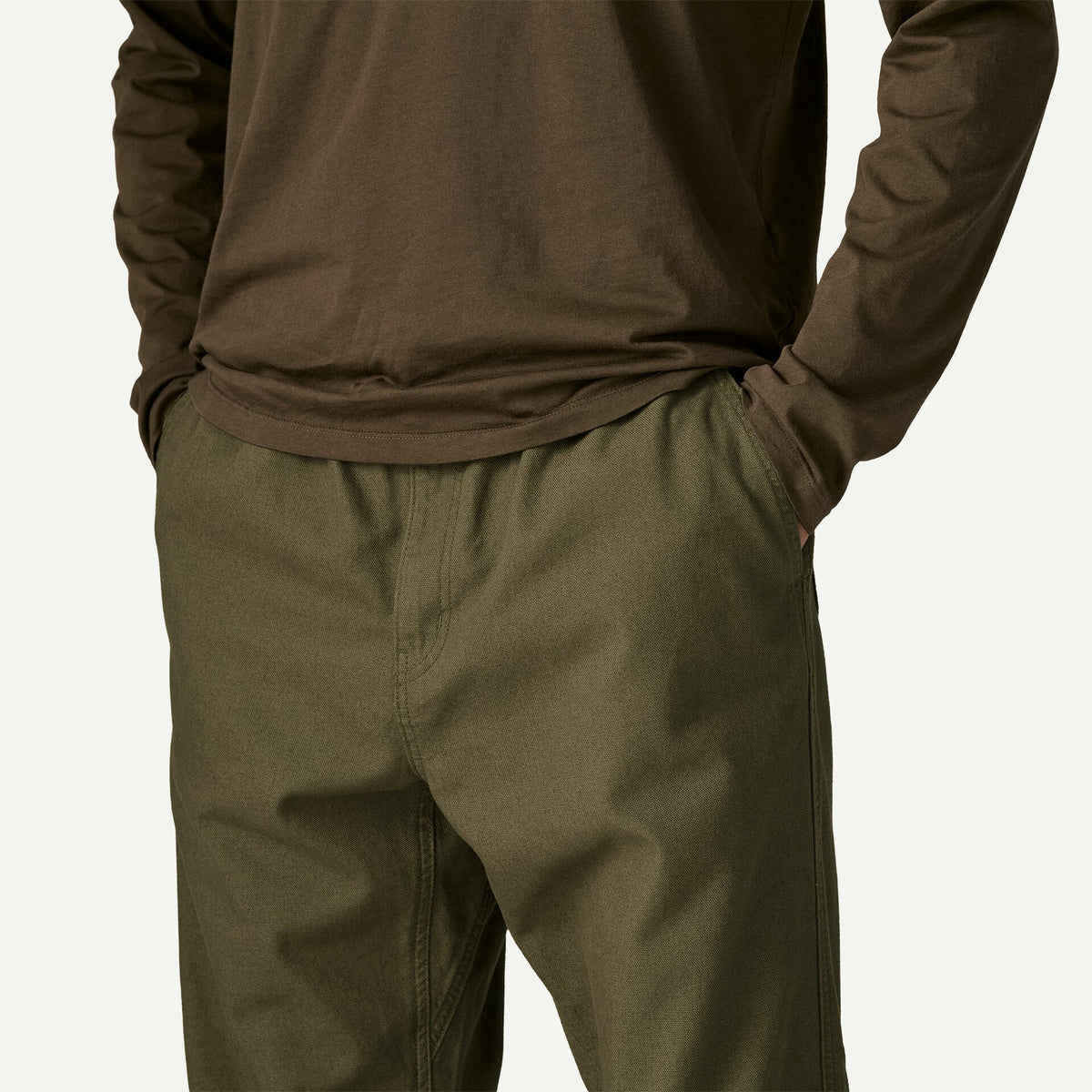 Pantalone Point Reyes in canvas verde