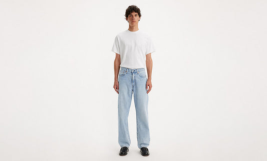 Jeans 568 loose straight denim chiaro