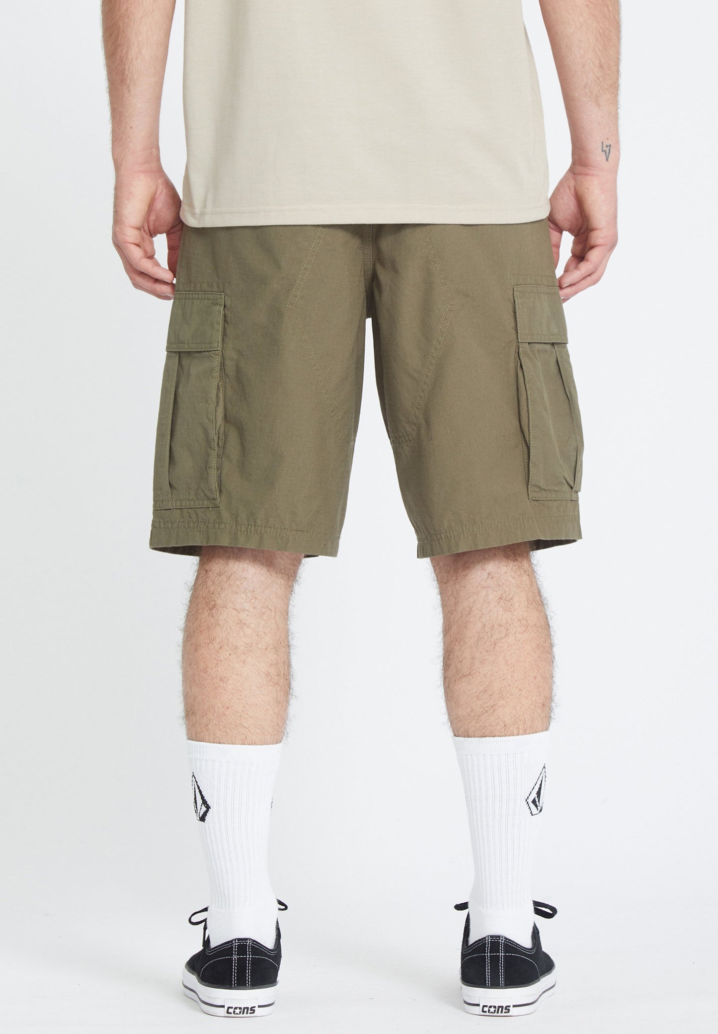 Pantaloncini Strange tripper cargo 22 verde