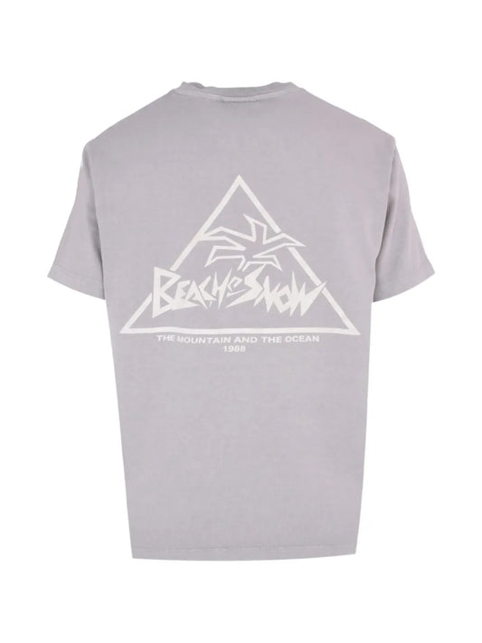 T-Shirt Beach & snow lilla