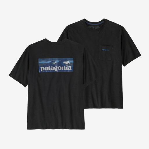 T-shirt Boardshort con taschino nero