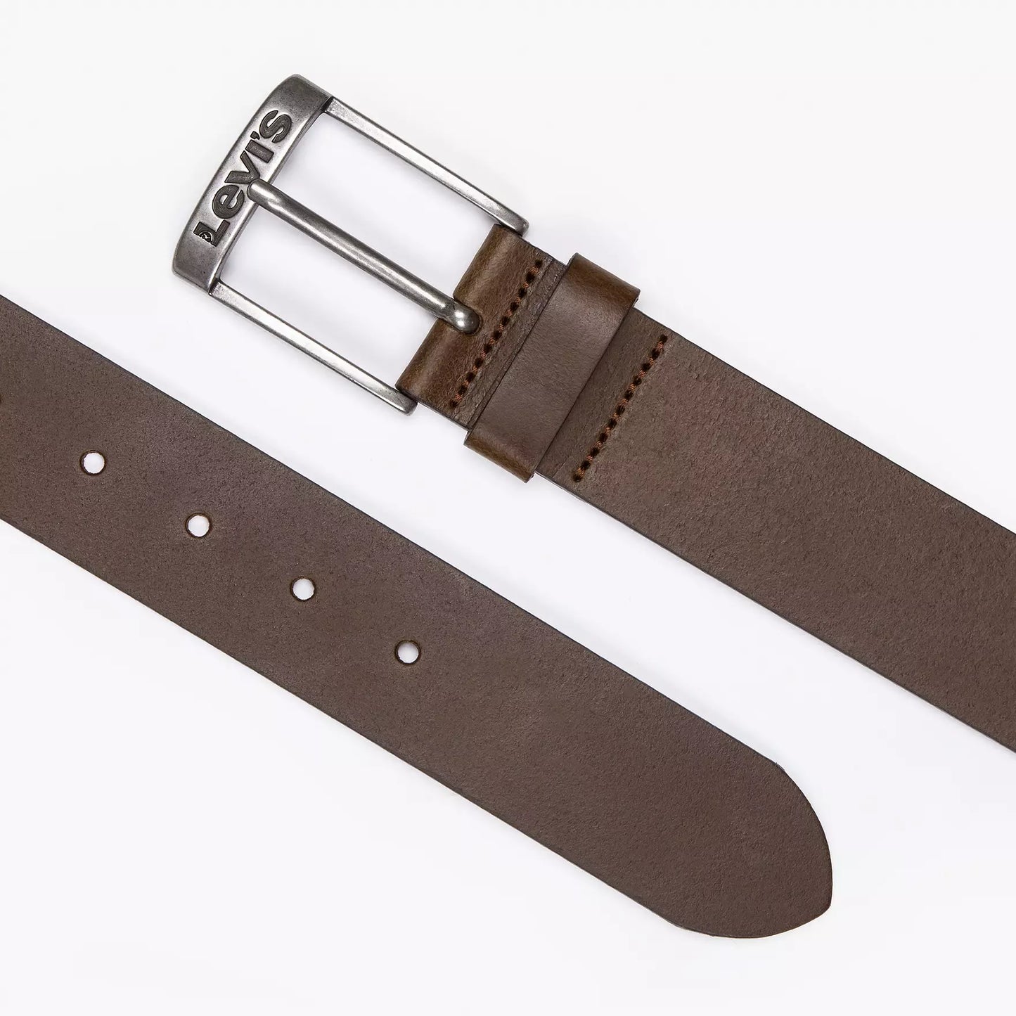 Cintura Levi's New Duncan in pelle marrone