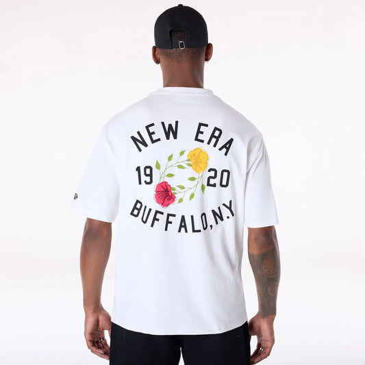 T-Shirt Floral bianco
