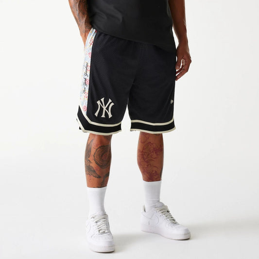 Pantaloncini MLB New York nero con fiori