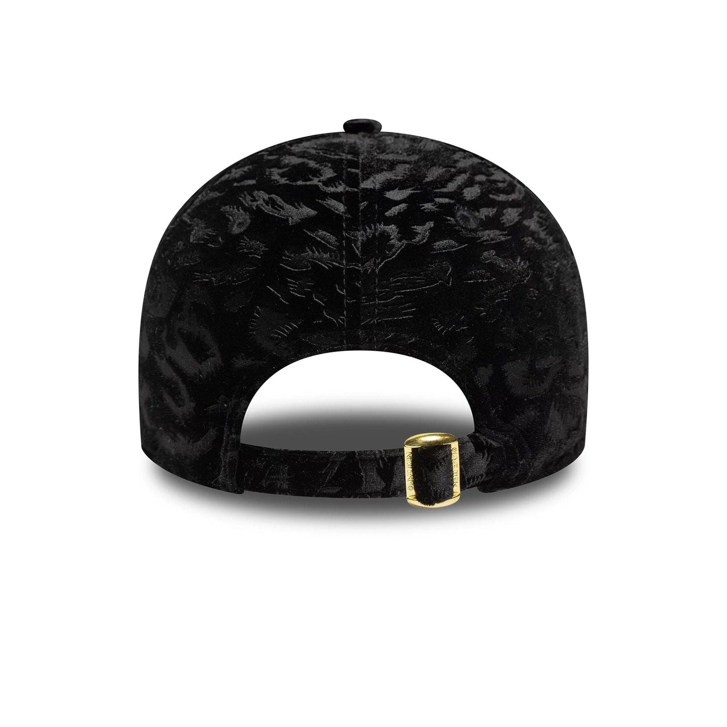 Cappellino 9FORTY leopardato in velluto nero