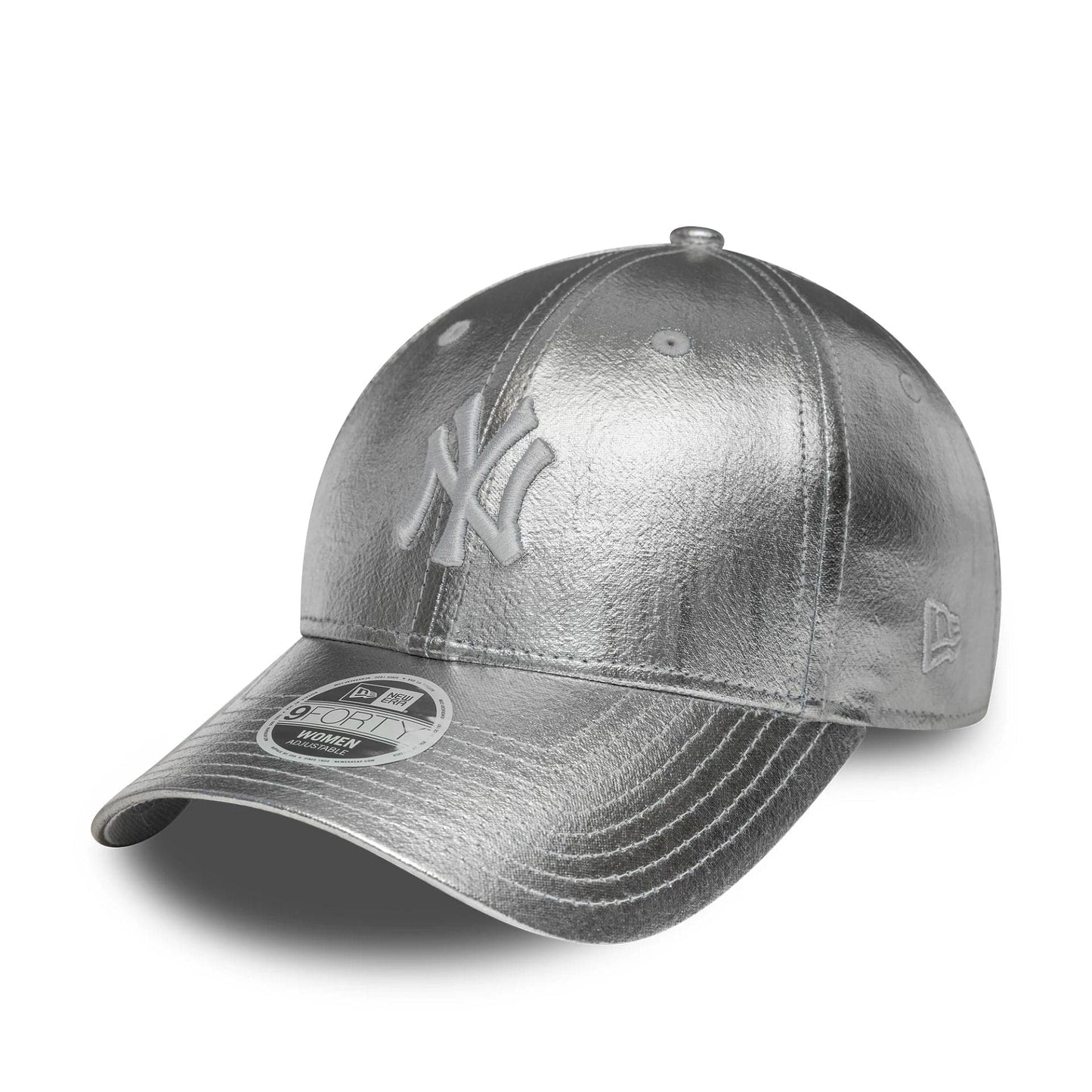 Cappellino 9FORTY argento metalizzato da donna