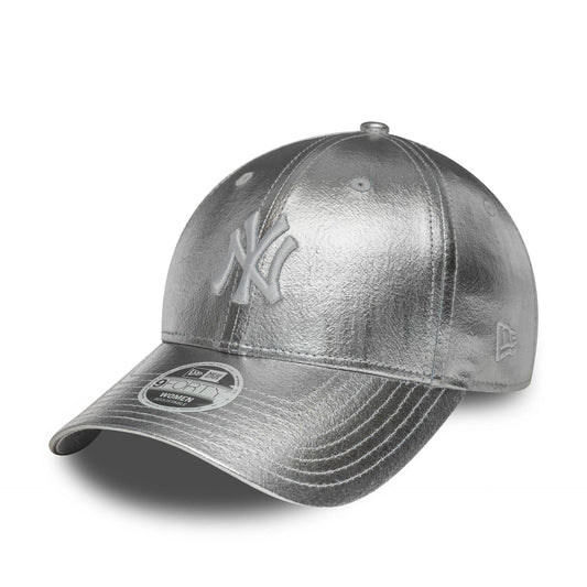 Cappellino 9FORTY argento metalizzato da donna