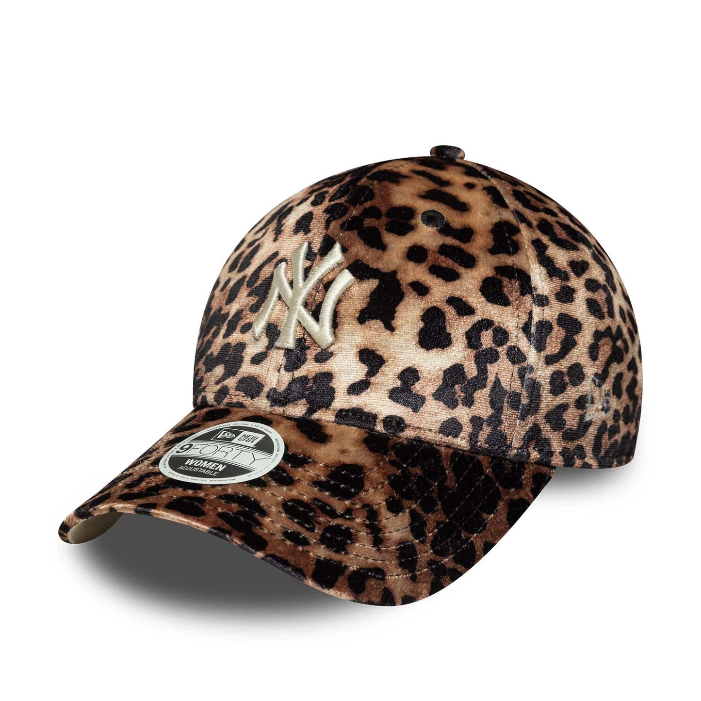 Cappellino 9FORTY in velluto leopardato