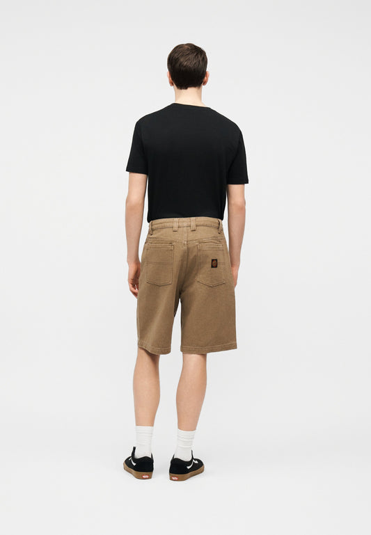 Pantaloncini Big Santa cruz in canvas marrone