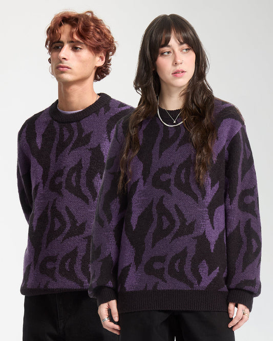Maglione Anarchietour viola