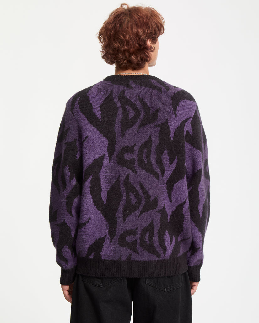 Maglione Anarchietour viola
