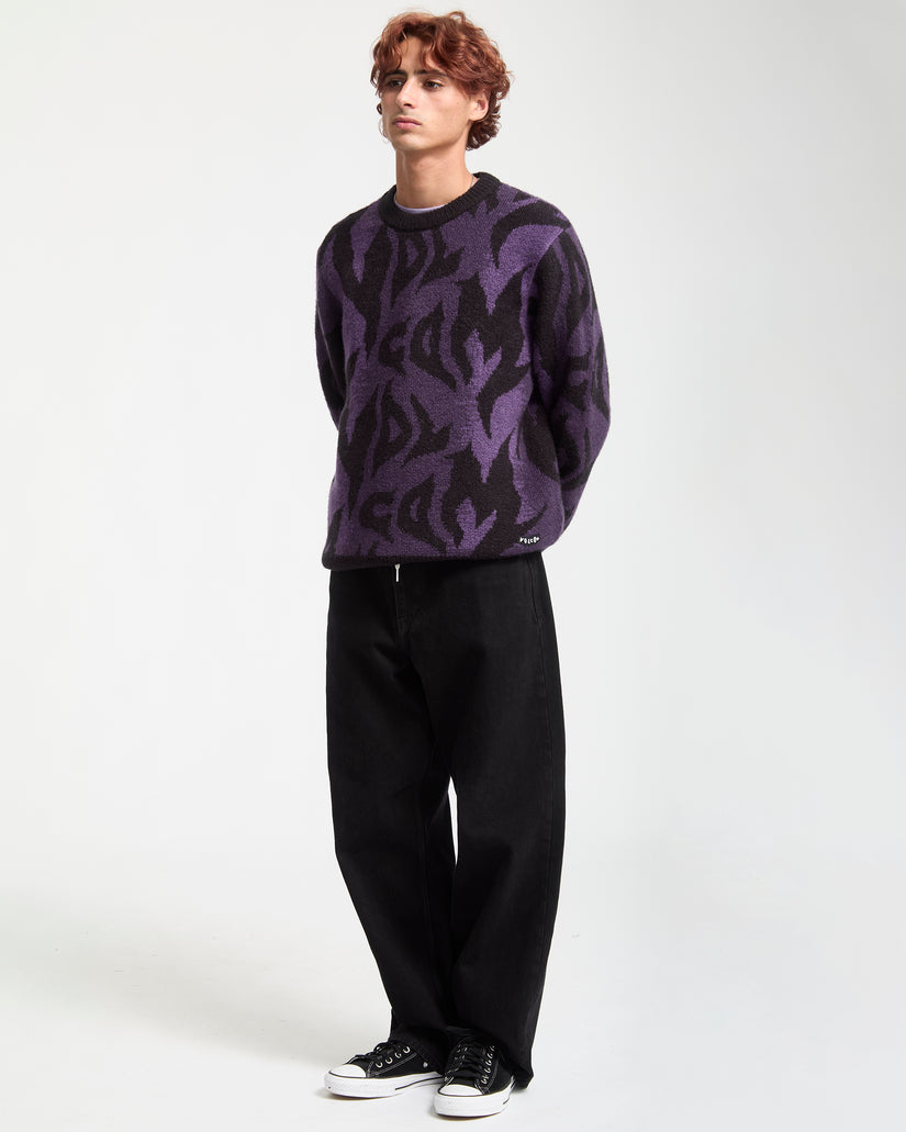 Maglione Anarchietour viola