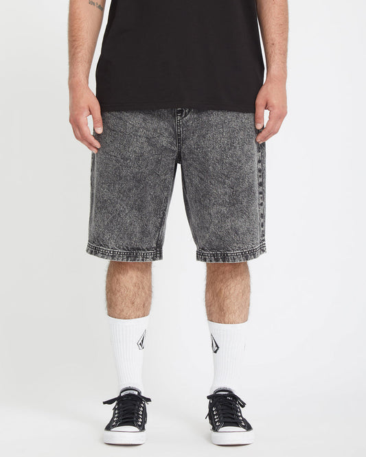 Pantaloncini Freazy loose denim grigio