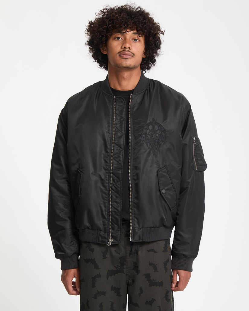 Bomber Skullarstone nero