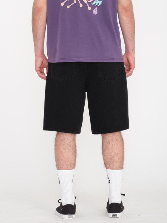 Pantaloncini Billow denim nero