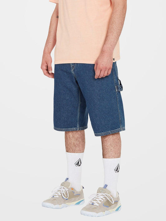 Pantaloncini Labored denim scuro