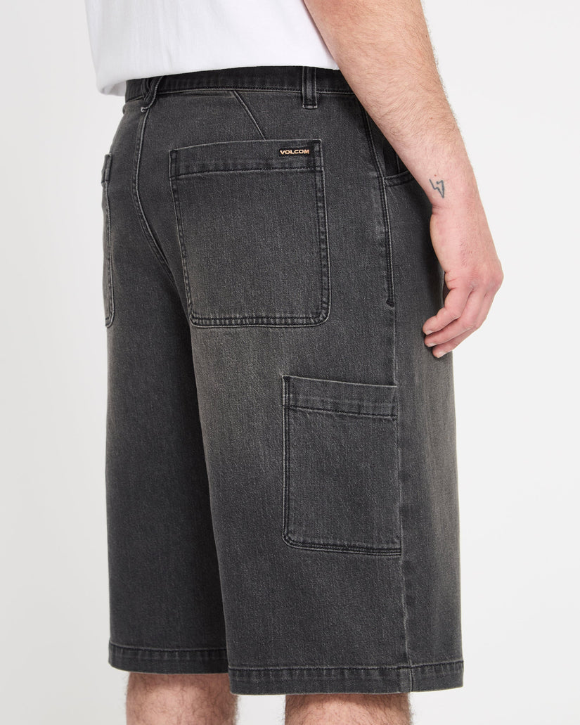 Pantaloncini Kraftsman denim grigio