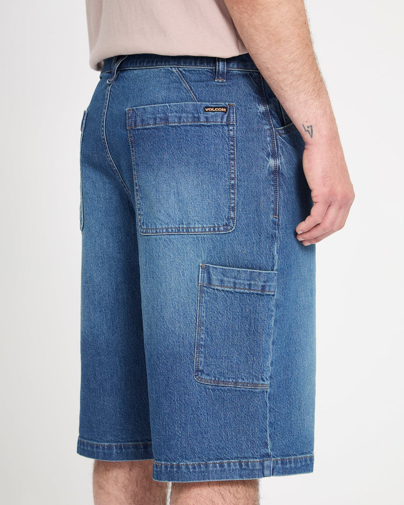 Pantaloncini Kraftsman denim blu