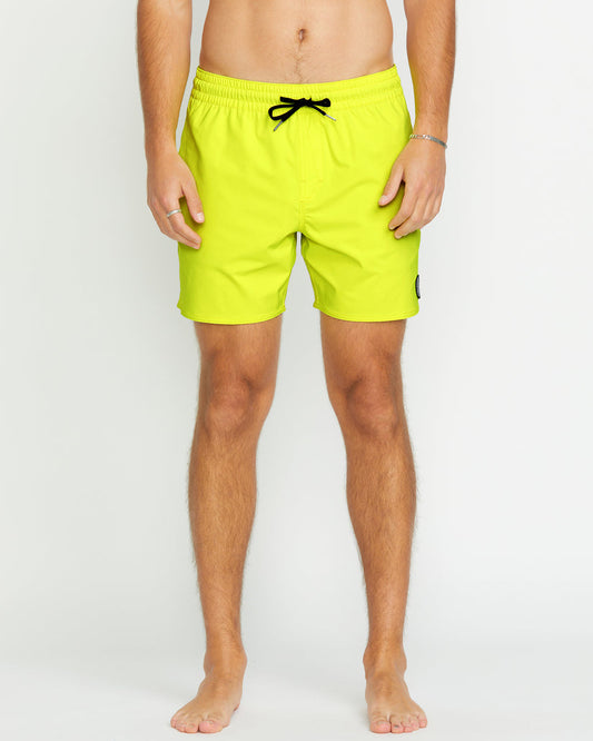 Boardshort Lido solid giallo fluo - 16