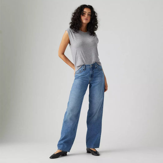 Jeans Baggy Dad lino+denim