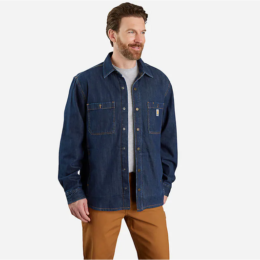 Giacca Relaxed fit in denim scuro