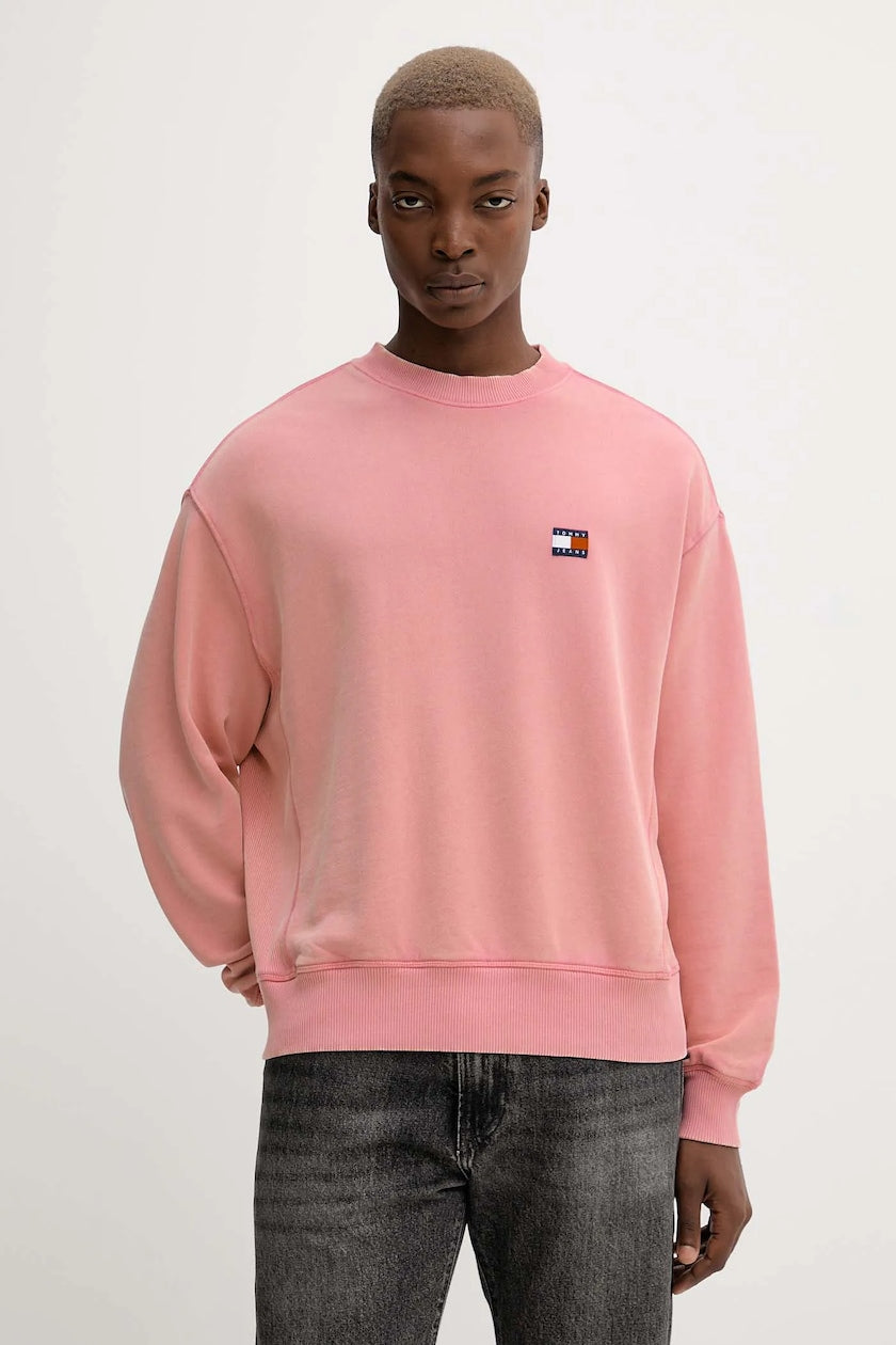 Felpa Tommy jeans 90S girocollo rosa