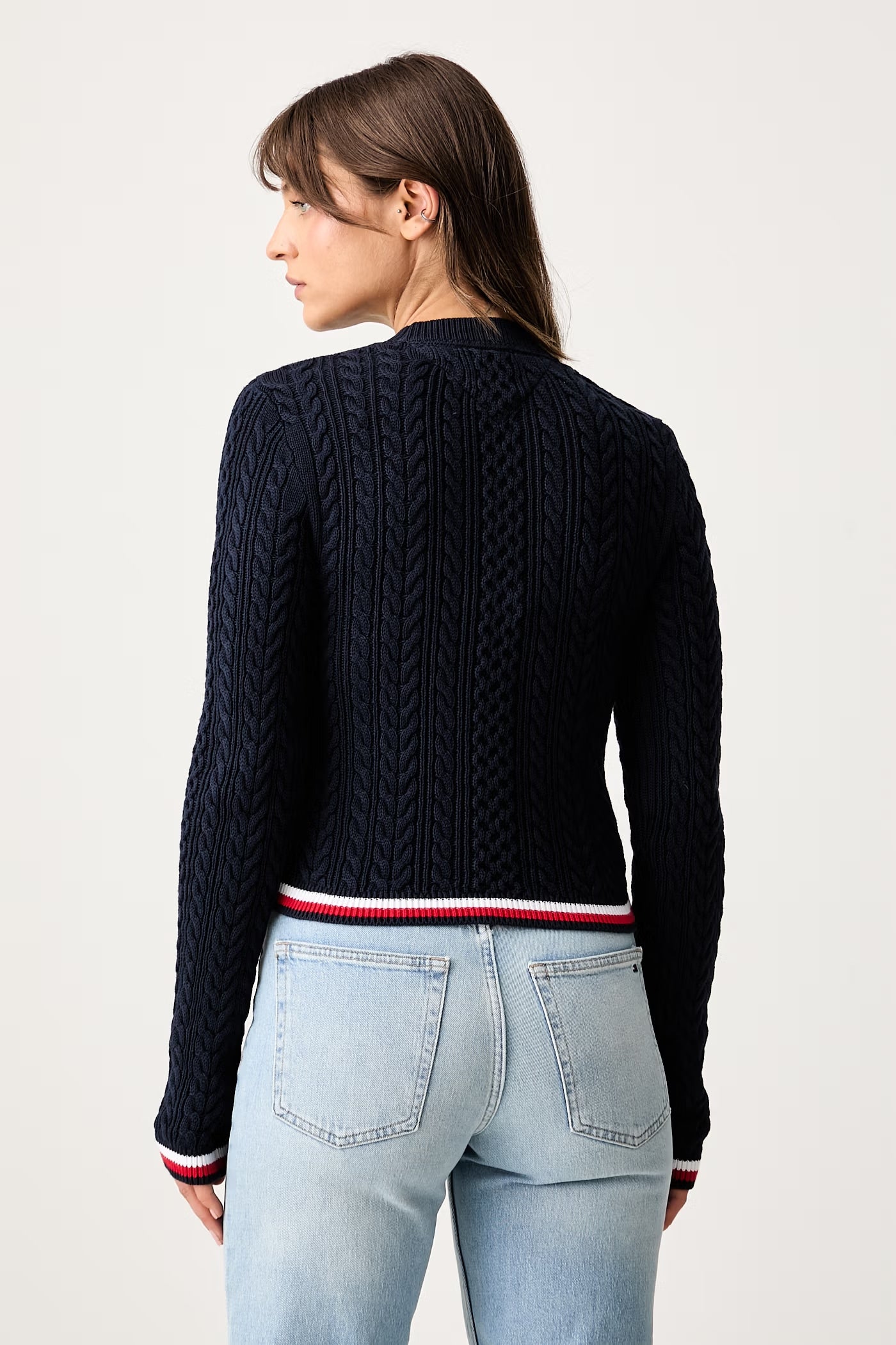 Maglioncino in cotone Tommy Jeans blu