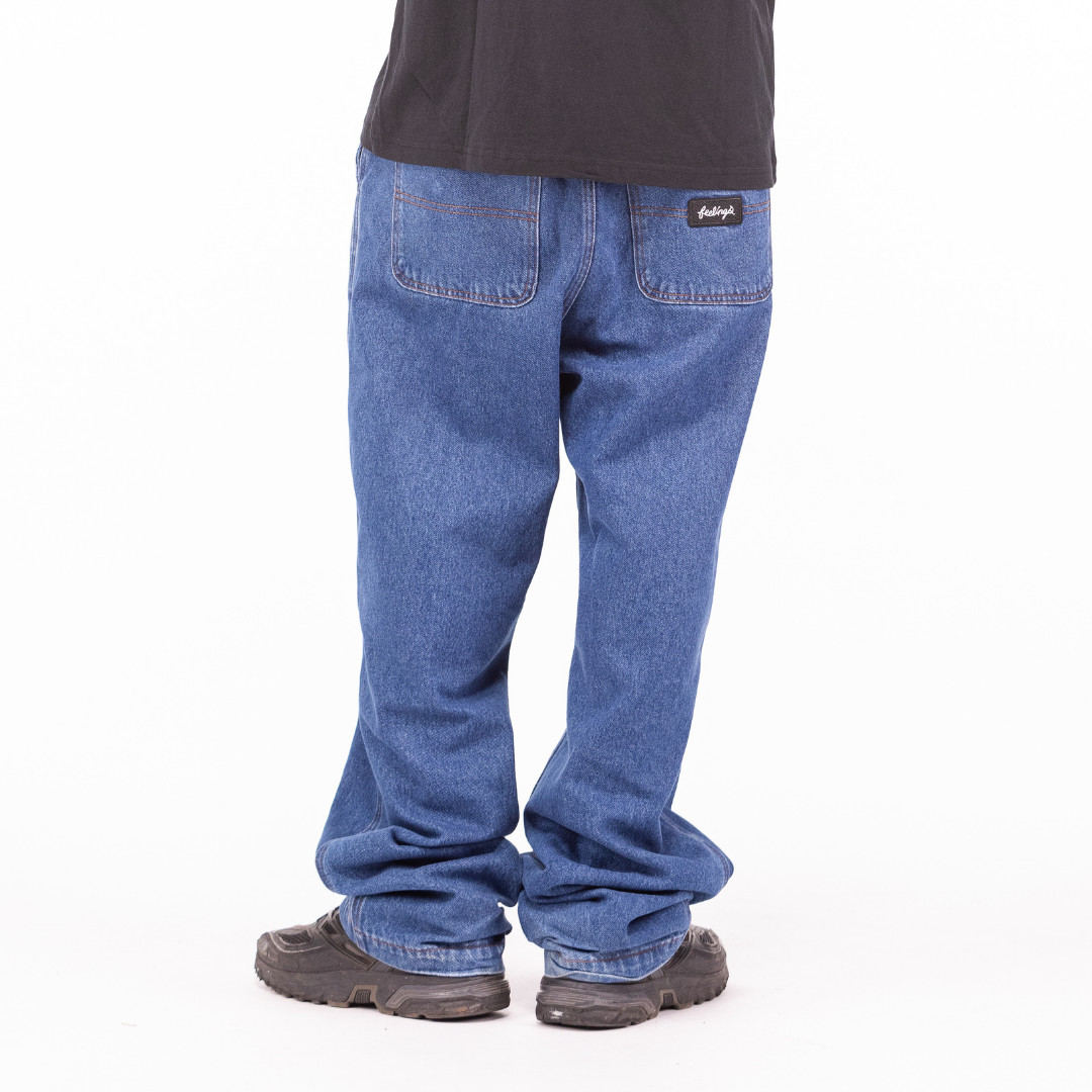 Jeans Maker denim blu