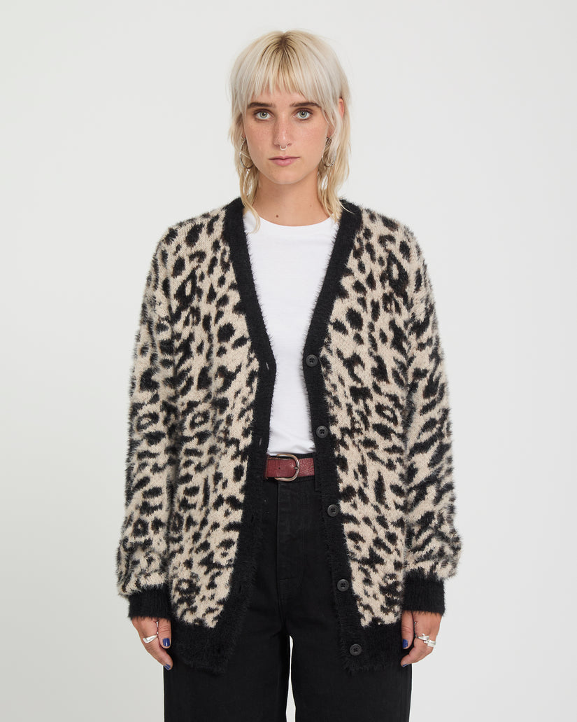 Cardigan Tigardi leopardato