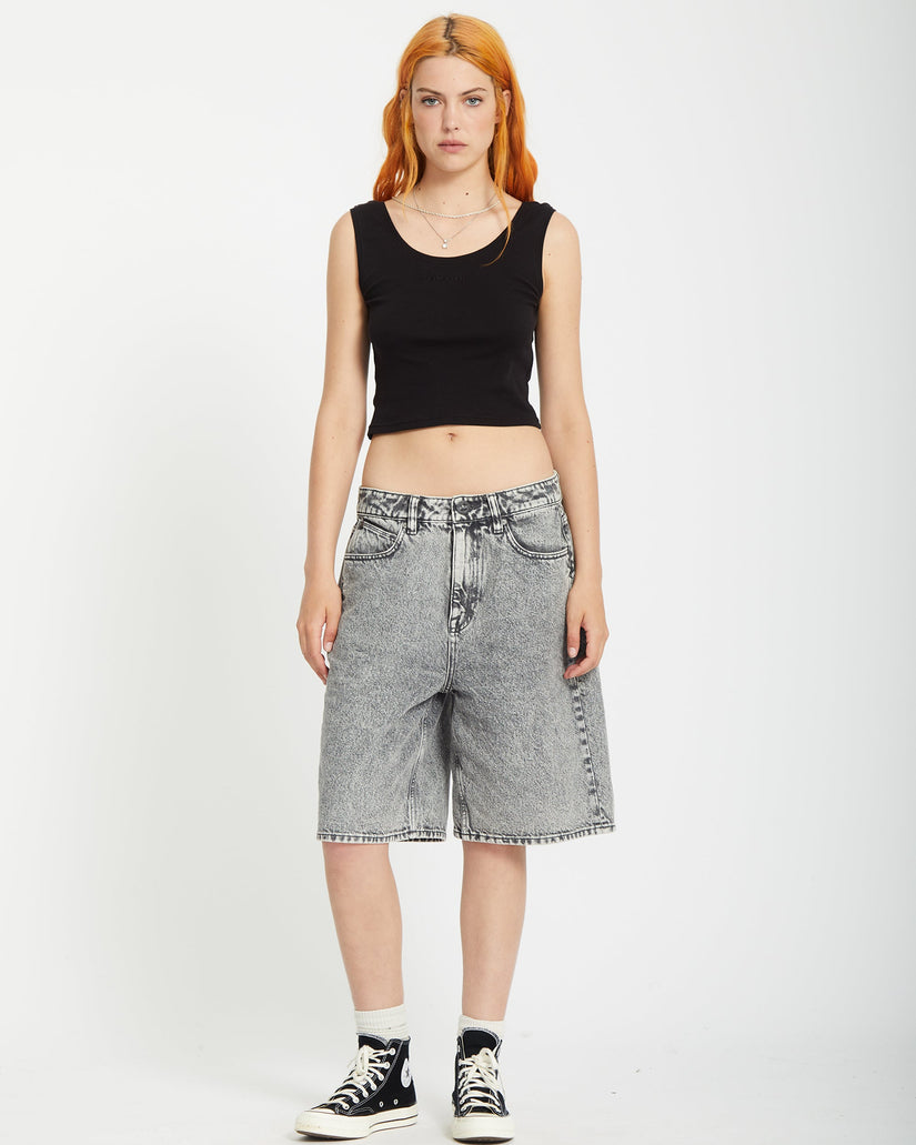 Pantaloncini Beeggy denim grigio