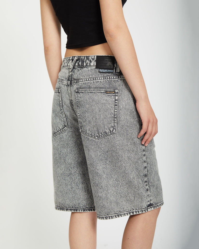 Pantaloncini Beeggy denim grigio