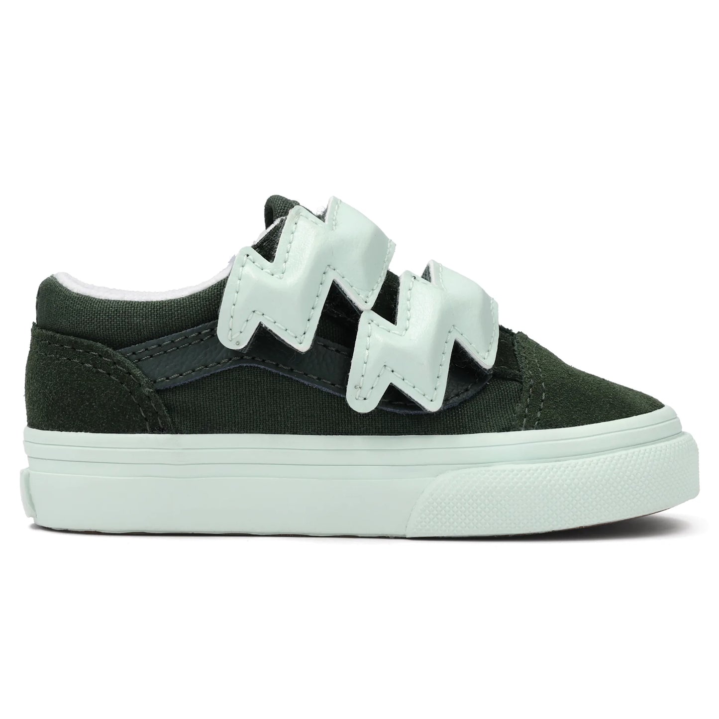 Vans Old Skool verde che si illumina da bimbo/a