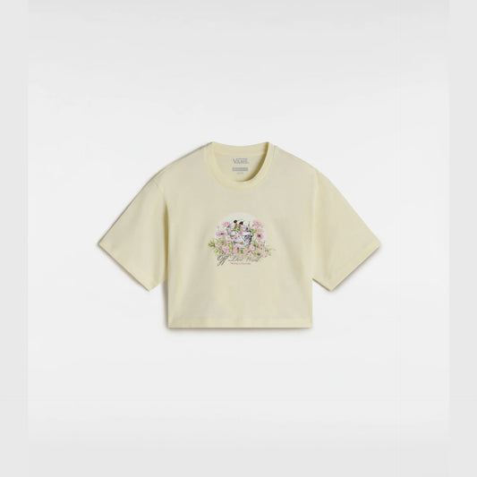 T-shirt Birdsong crop giallo - 8/14 ANNI
