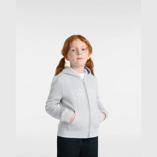 Felpa Daisy break full zip con cappuccio lilla - 2/7 ANNI